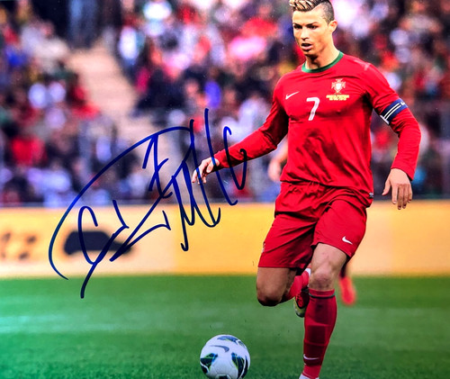 Cristiano ronaldo signed - ronaldo, 8x10"