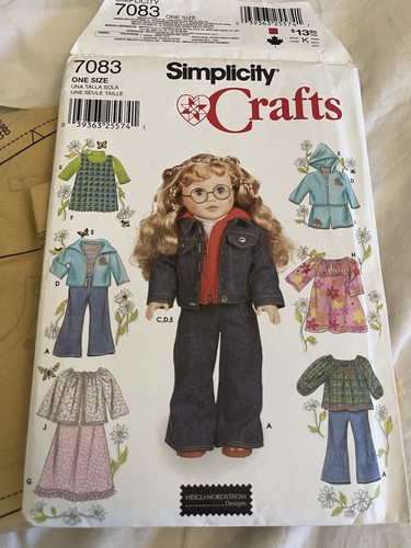 Simplicity doll clothes - simplicity,