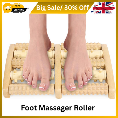 Foot massager roller wooden - massager,
