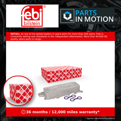 Oil cooler fits mercedes - oil,