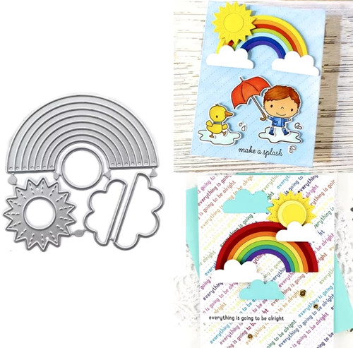 Rainbow sun clouds - ,,