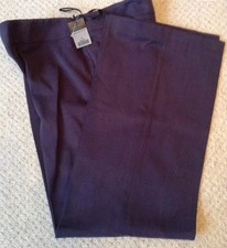 Women's Aubergine Tailored Trousers Size 14 Petite BNWT
