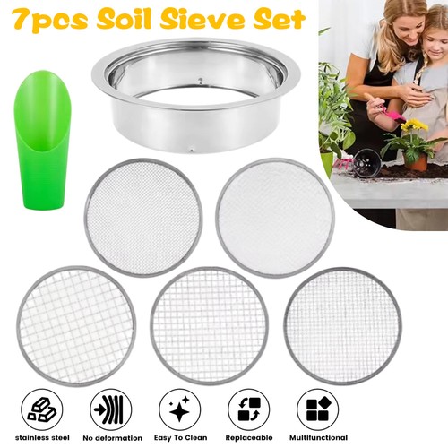 Dirt sifter set for gardening - sifter,