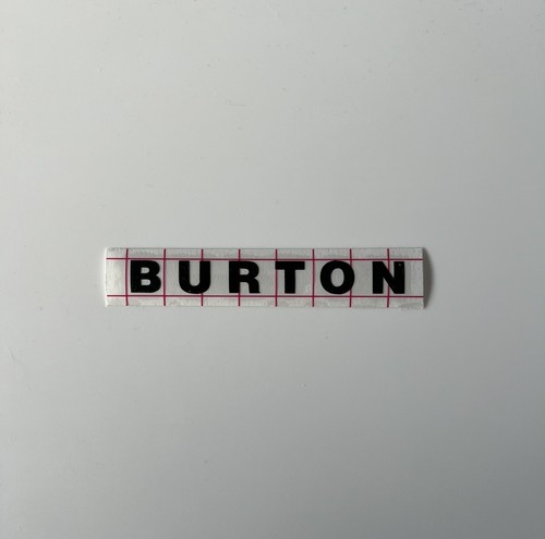 Burton snowboard sticker - burton,
