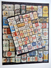 Springbok Jigsaw WHAT'S YOUR PLEASURE 500 Pieces  1975 BEER LAGER CANS  COMPLETE