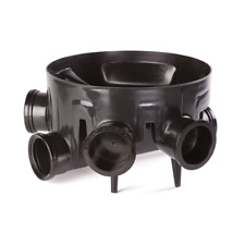 Osma Underground Drain 110mm Inspection Chamber Base 450mm Dia 4D922 manhole