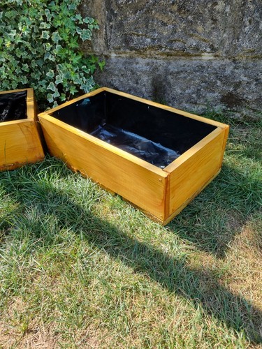 Wood garden planter - garden, handmade