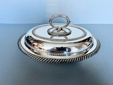 VICTORIAN SILVER PLATE SERVING