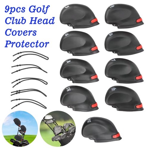 9pcs numbered golf - 9pcs, head
