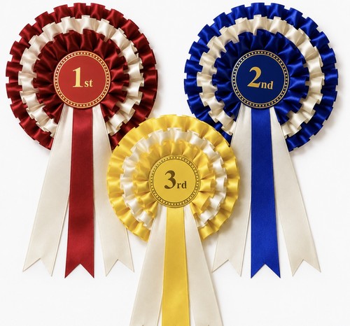 1st 3rd tier rosettes - 3,