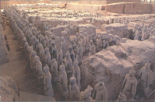 Terracotta army warriors - terracotta,