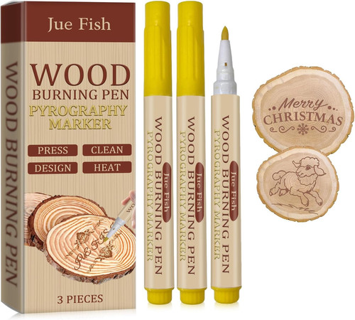 Wooden burning marker set - wooden,