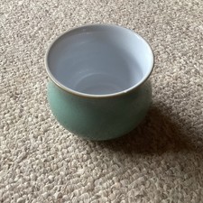VINTAGE DENBY REGENCY GREEN OPEN SUGAR BOWL - SECONDS 