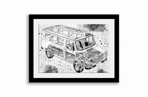 Line tech drawing leyland - drawing,