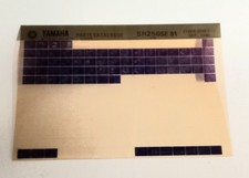 Yamaha SR 250 3Y8 81 Spare Parts List Microfiche (Sept 80)