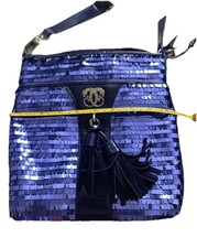 Sharif vibrant purple sequined