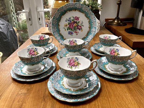Royal albert china tea set - albert,