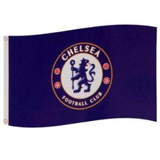 CHELSEA FC FLAG 5' x 3' Official Football Club