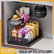 2 Tier Pull Out Basket Under