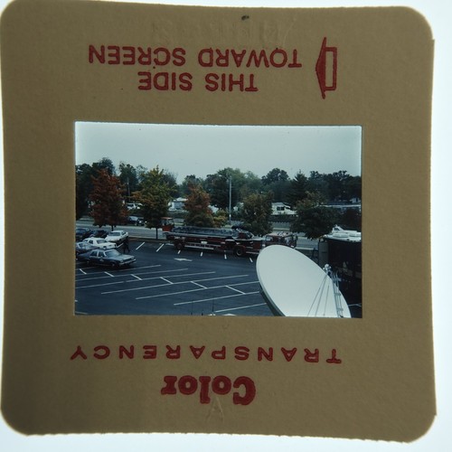 Vintage 35mm slide 1988 fire - 35mm,