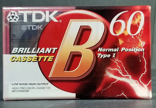 Tdk b60 brilliant blank - brilliant,