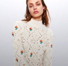 Zara Viral Cream Pom Pom