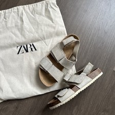 Zara Boys Suede Sandals Shoes