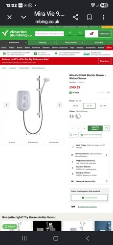 Mira showers vie electric - mira,