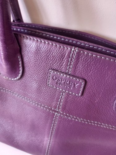 Osprey purple leather - leather, shoulder