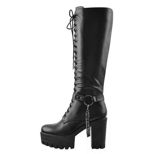 Goth punk stylish platform - stylish,