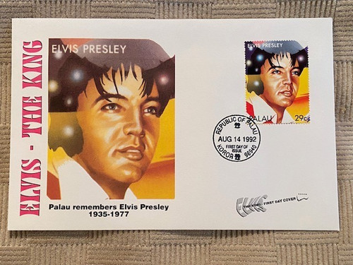 Elvis stamp envelope first - elvis,