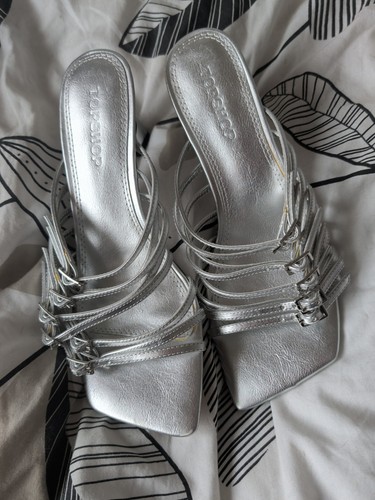 Topshop silver sandals size - topshop,