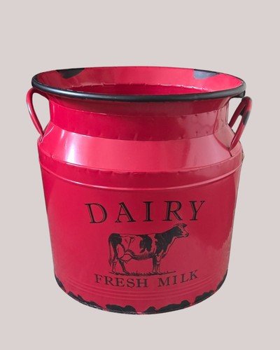 Reclaimed red metal dairy - reclaimed,