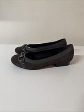 TLC Women's Grey Leather Shoes