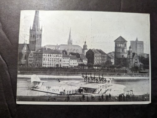 1933 germany aviation postcard - aviation,