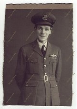 WW2 era photo RAF pilot RAFVR, WW1 medal ribbons, Royal Air Force officer