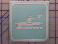 Kayak Sticker Decal 4" 5.5"
