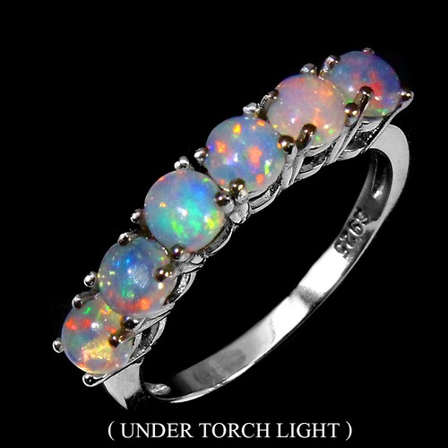 925 sterling silver ring round - 925,