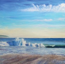Art painting print, sea