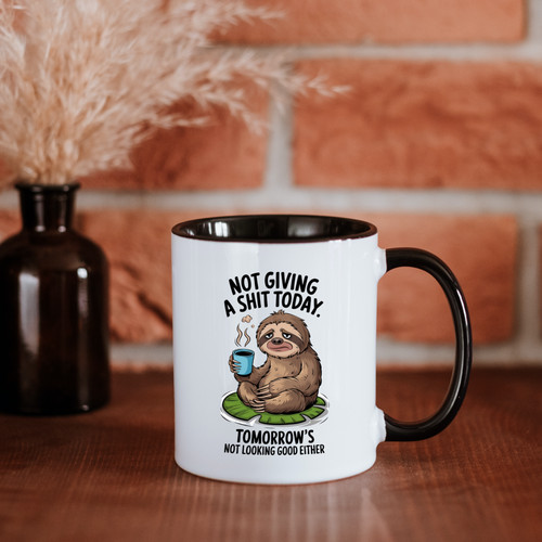 110z sloth ceramic - 110z, mug
