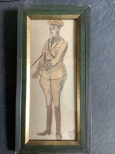Ww1 yeomanry officer - ww1, framed