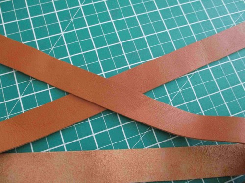 Single strip rich tan brown - single,