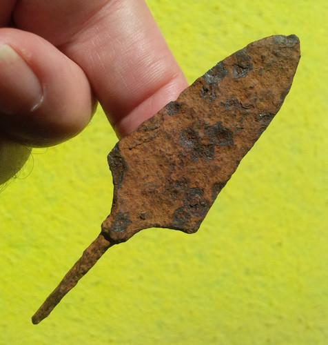 Steel arrowhead authentic - steel,