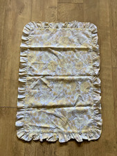 Vintage Yellow Floral Frilled