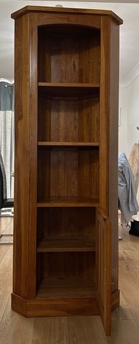 Solid oak shelving corner - oak, unit