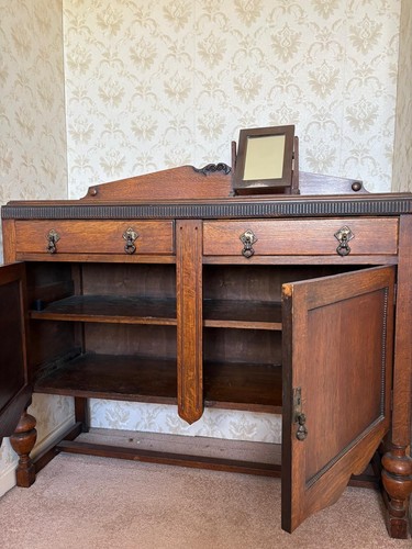 Antique sideboard with