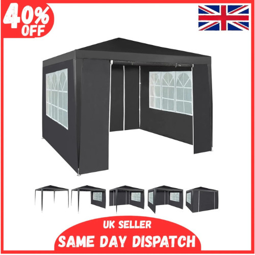 3x3m heavy duty gazebo marquee - heavy,
