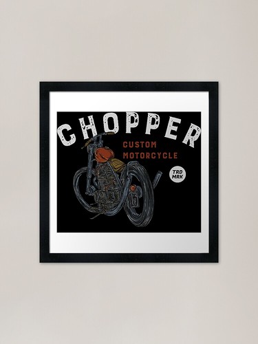 Chopper custom motorcycle - chopper,