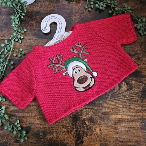 Build bear red reindeer - red,