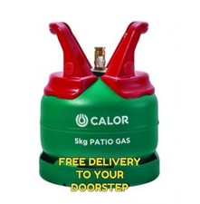 Full Calor 5kg Patio Gas Bottle- Delivery, BBQ, Pizza Oven, Pati Heater, Propane
